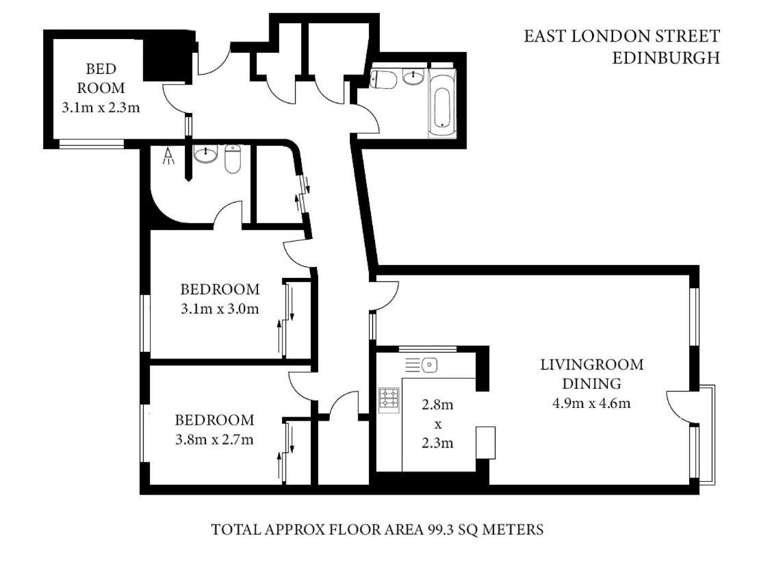 אדינבורו The East London Residence מראה חיצוני תמונה